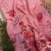 Digital print saree Red