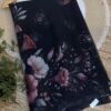 Digital print saree Grey