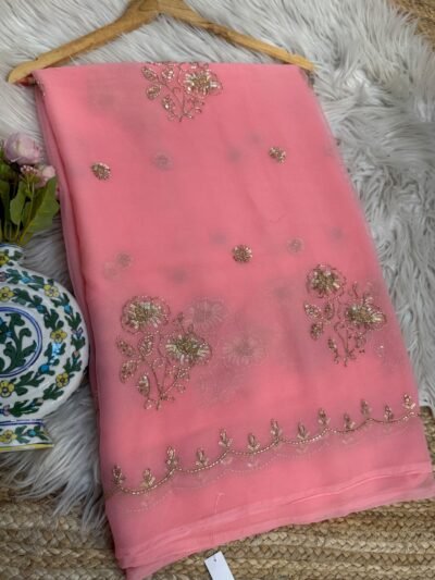 Partywear Peachish Pink