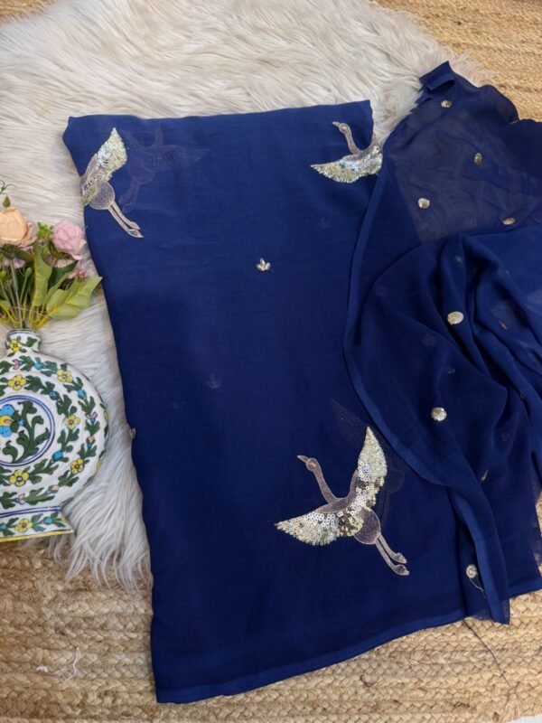 Flamingo Petrol Blue
