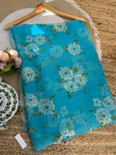 pastel Print Blue