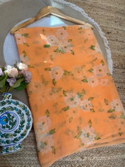 pastel Print orange