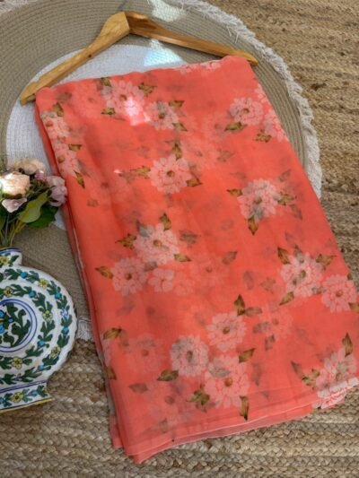 pastel Print peach