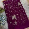 Heavy Jaal work Purple