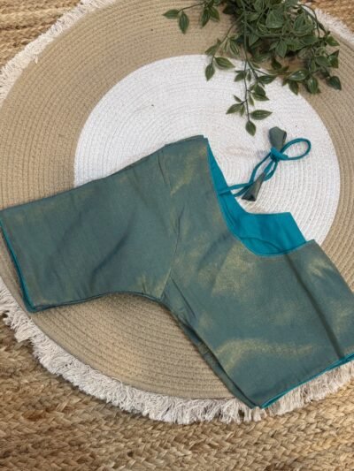 Cotton Tissue blouse Blue