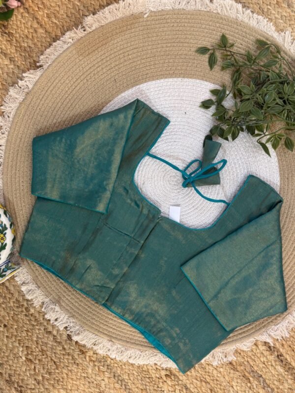 Cotton Tissue blouse Blue