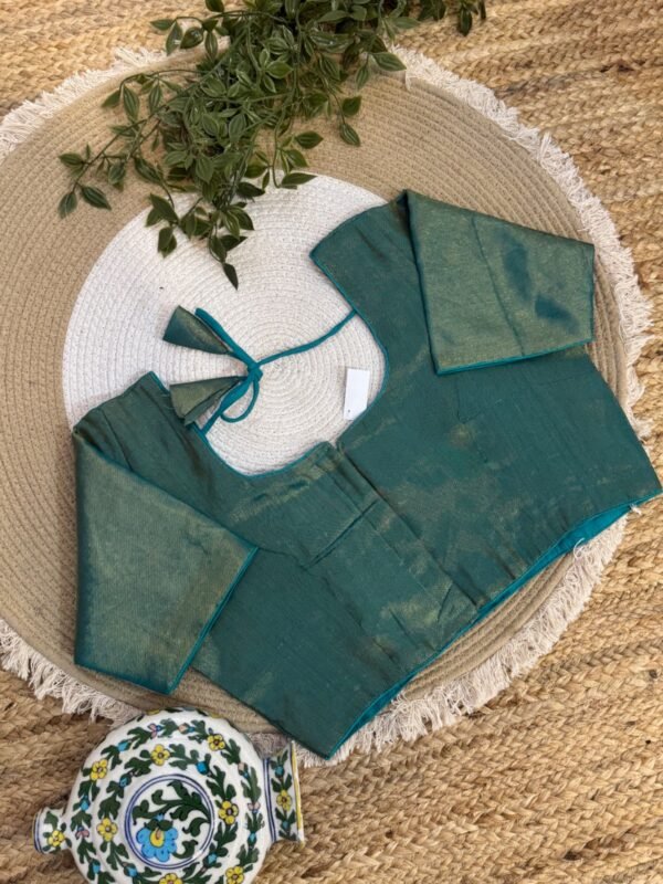 Cotton Tissue blouse Green