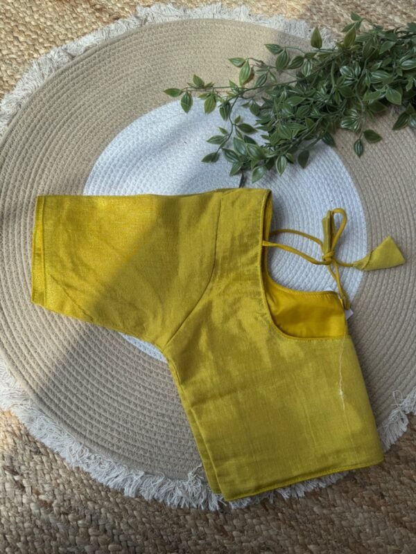 Cotton Tissue blouse Yellow
