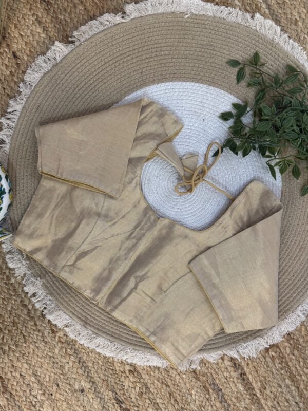 Cotton Tissue blouse Golden