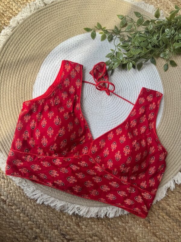 Ajrakh print Red