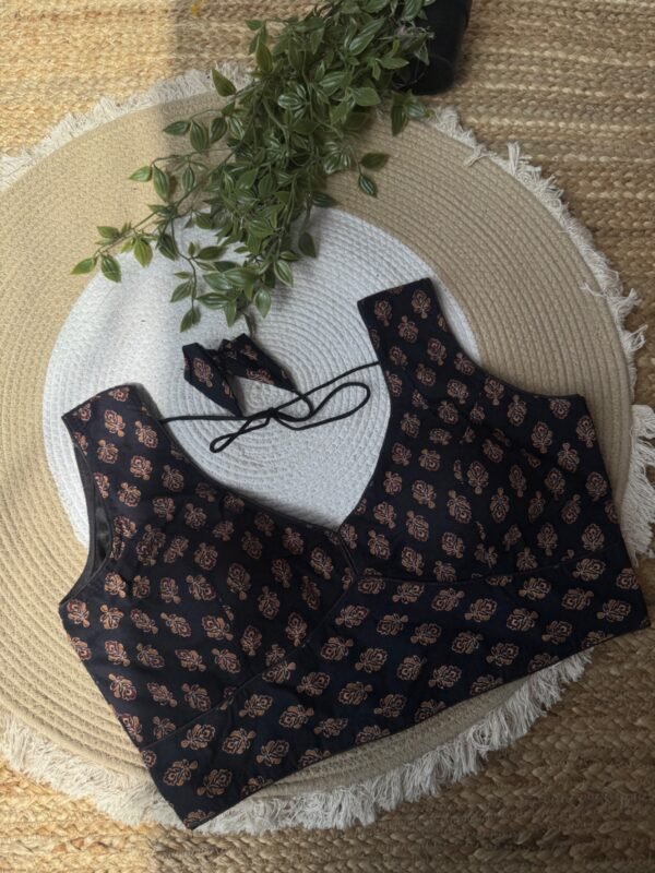 Ajrakh print Black