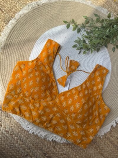 Ajrakh print Yellow