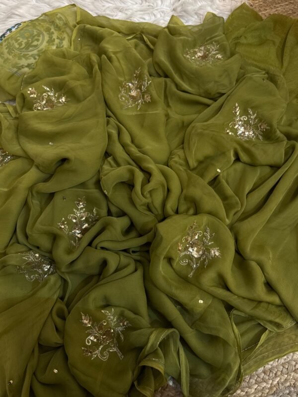 Sequins Buta Green