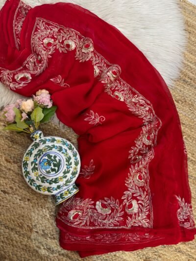 Aari work Red