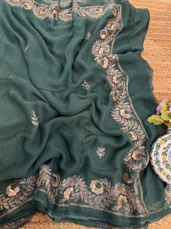 Aari work Grey