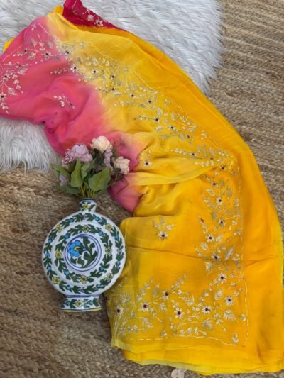 Pitta work saree M 3
