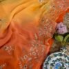 Pitta work saree Multicolour 1