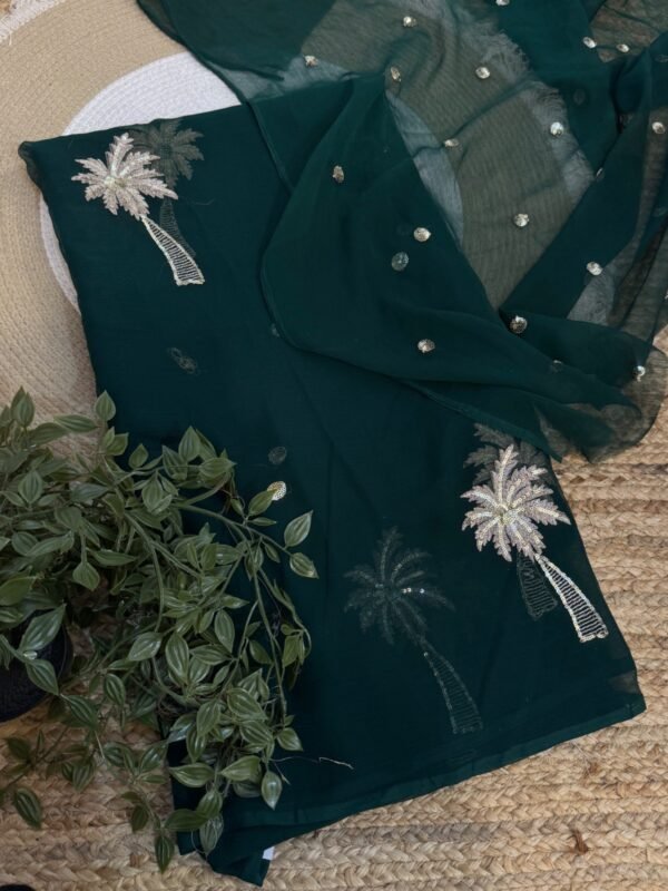 Sequins buta Dark Green