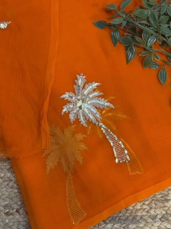 Sequins buta Orange