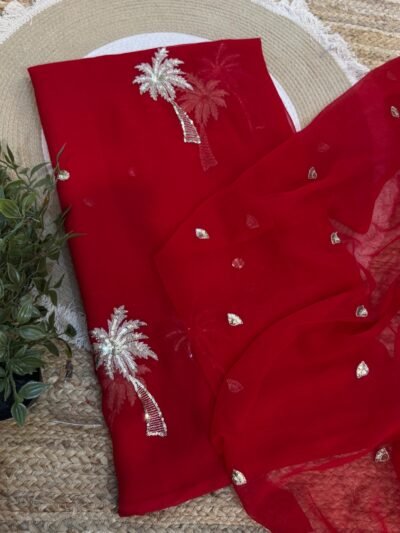 Sequins buta Red
