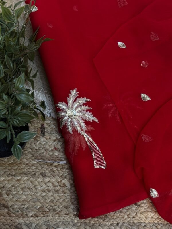 Sequins buta Red