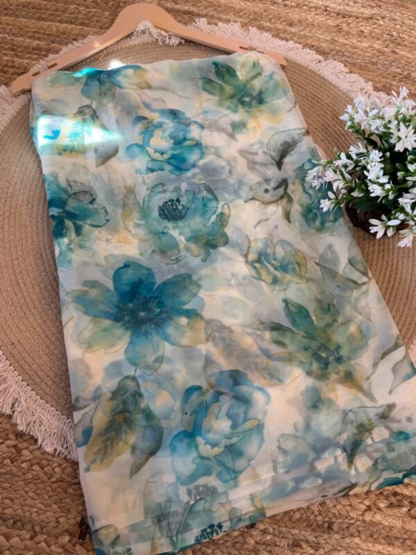 Printed Blue
