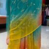 Jaal work saree