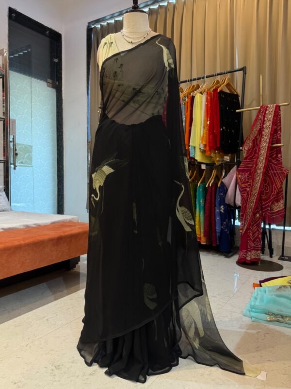 Digital print saree