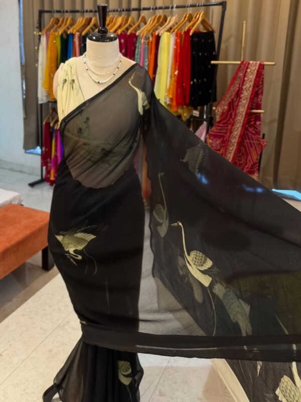 Digital print saree