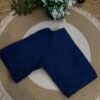 Side strechable solid colour blouse Petrol Blue