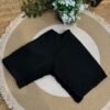 Side strechable solid colour blouse Black