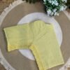 Side strechable solid colour blouse Lemon