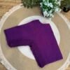 Side strechable solid colour blouse Purple