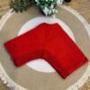 Side strechable solid colour blouse Red