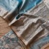 Tissue saree with ghungroo Blue
