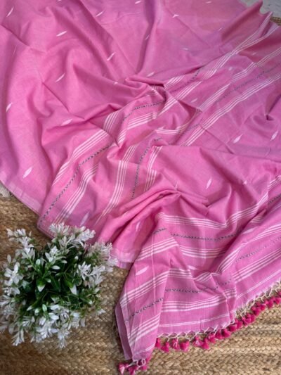 Handloom mul cotton saree B