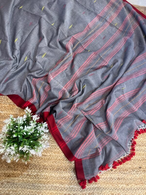 Handloom mul cotton saree S