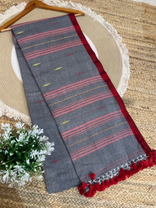Handloom mul cotton saree S