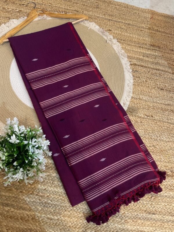 Handloom mul cotton saree Mao