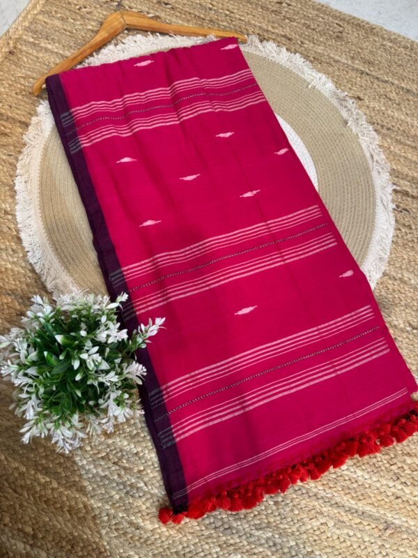 Handloom mul cotton saree Al