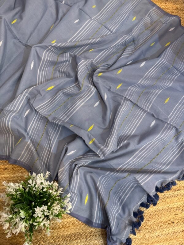 Handloom mul cotton saree dyi