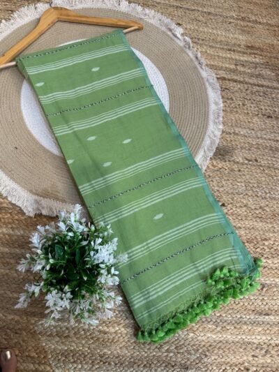 Handloom mul cotton saree moo