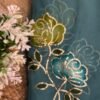 Brush paint with sequins work Grey