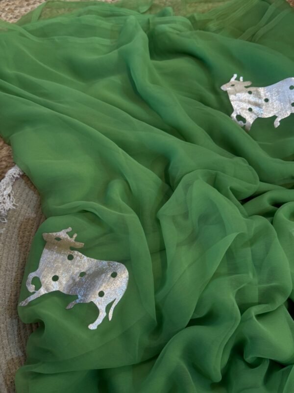 Gotta buta saree Colour 9