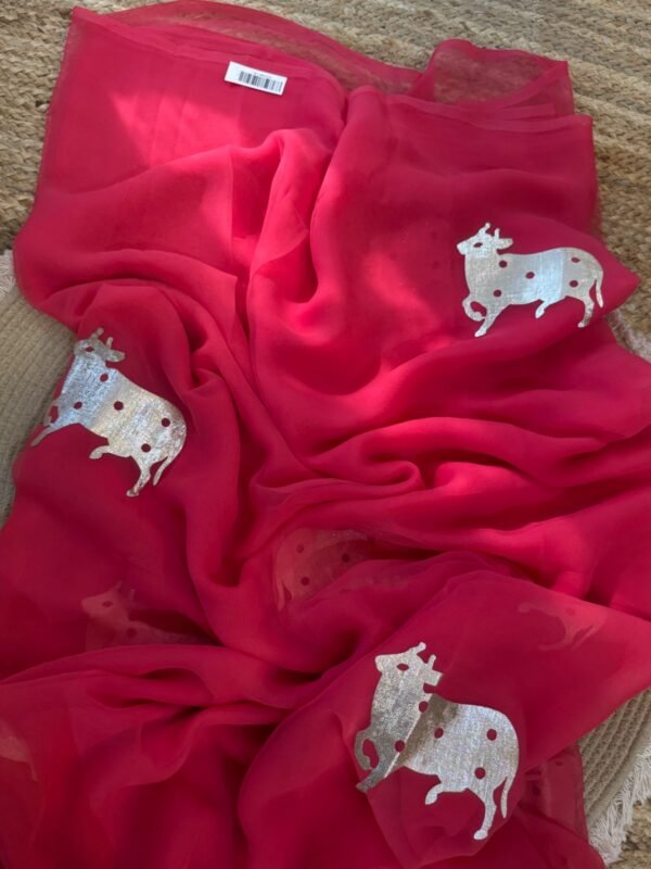 Gotta buta saree Colour 12