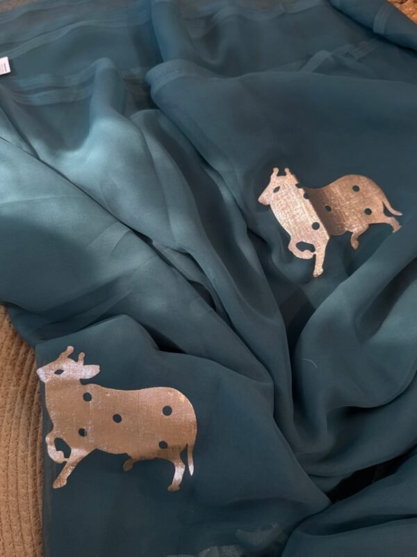 Gotta buta saree Colour 13