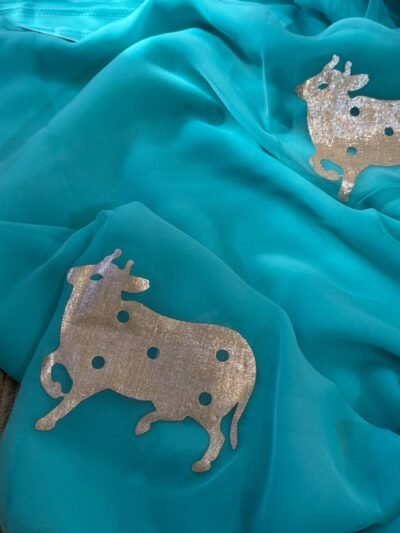 Gotta buta saree Colour 14
