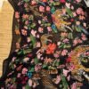 leopard digital print Black