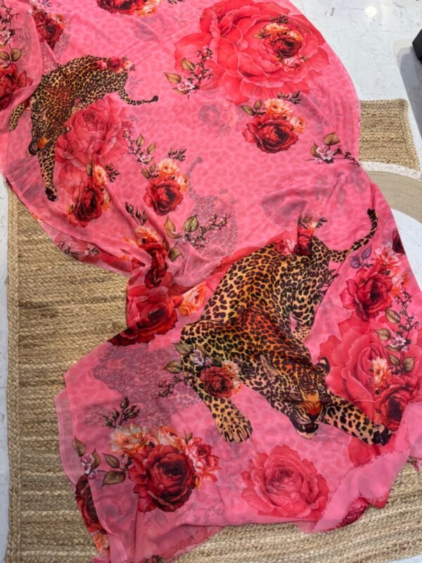 leopard digital print Pink