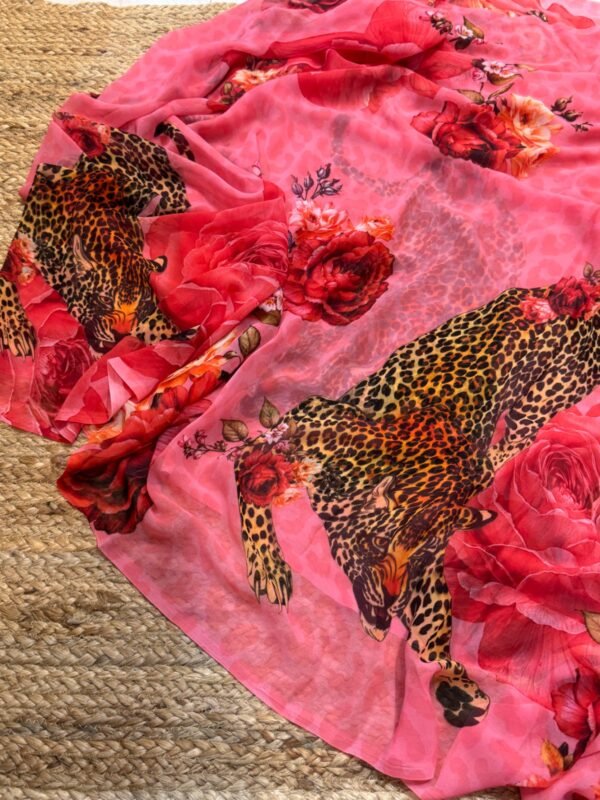 leopard digital print Pink